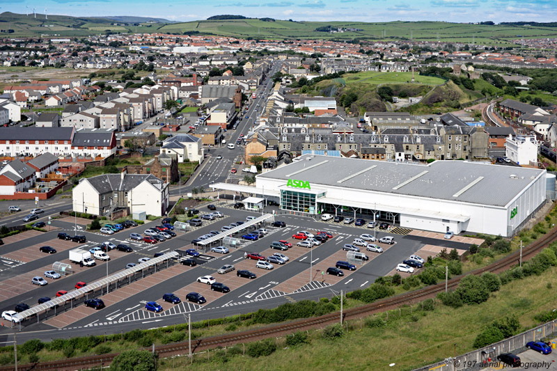 Asda store at Ardrossan harbour, North Ayrshire