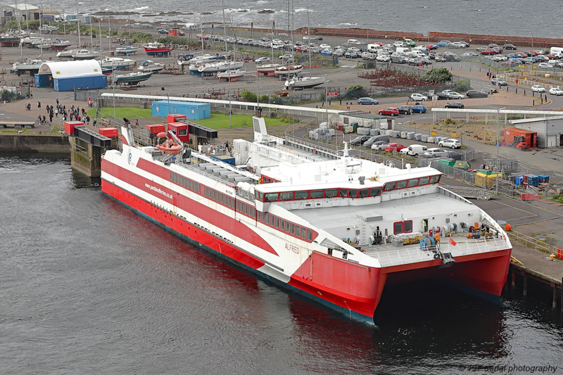 Ardrossan to Arran Ferry Alfred, Ardrossan harbour, North Ayrshire