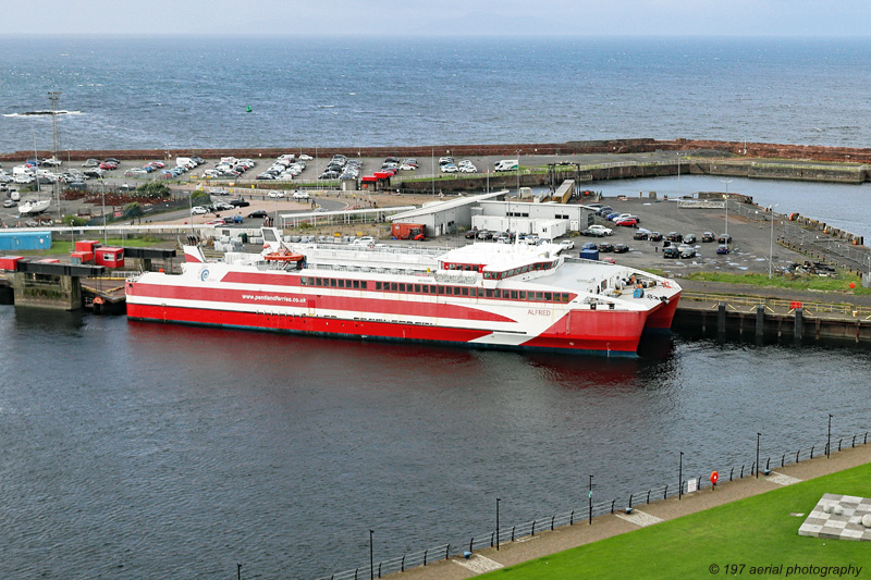 Ardrossan to Arran Ferry Alfred, Ardrossan harbour, North Ayrshire