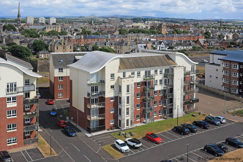 Ayr seafront flats, Ayr, South Ayrshire