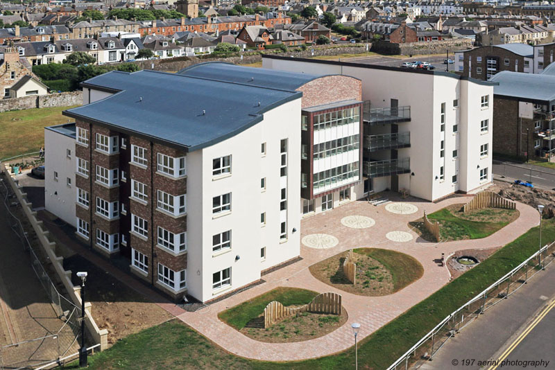 Ayr seafront flats, Ayr, South Ayrshire