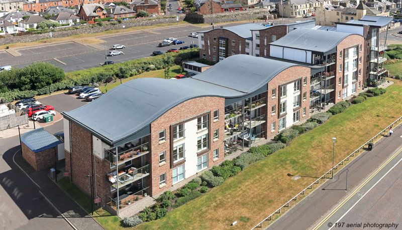 Ayr seafront flats, Ayr, South Ayrshire