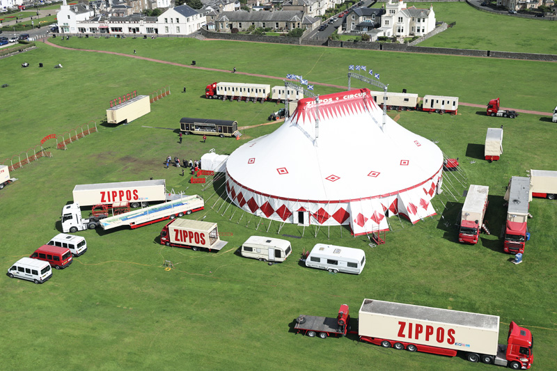 Zippo's Circus, Low Green, Ayr, South Ayrshire
