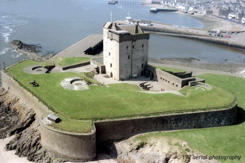 Broughty Castle, Broughty Ferry, east of Dundee, Angus