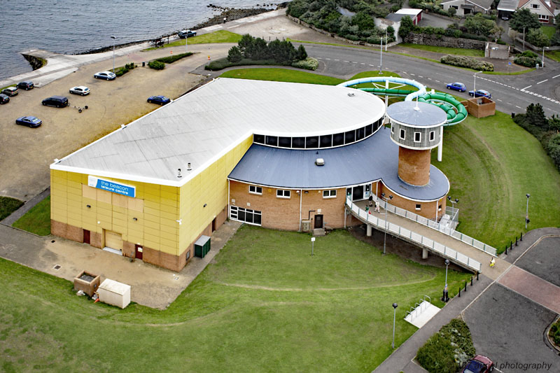 Burntisland seafront and leisure centre, Burntisland, Fife