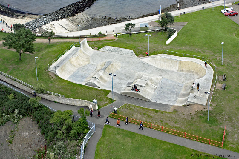 Burntisland seafront and leisure centre, Burntisland, Fife