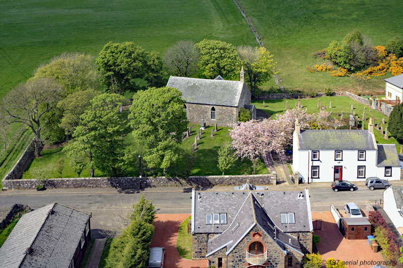 Craigie Village and Church, by Kilmarnock, Ayrshire