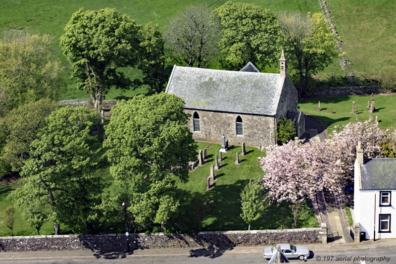 Craigie Village and Church, by Kilmarnock, Ayrshire