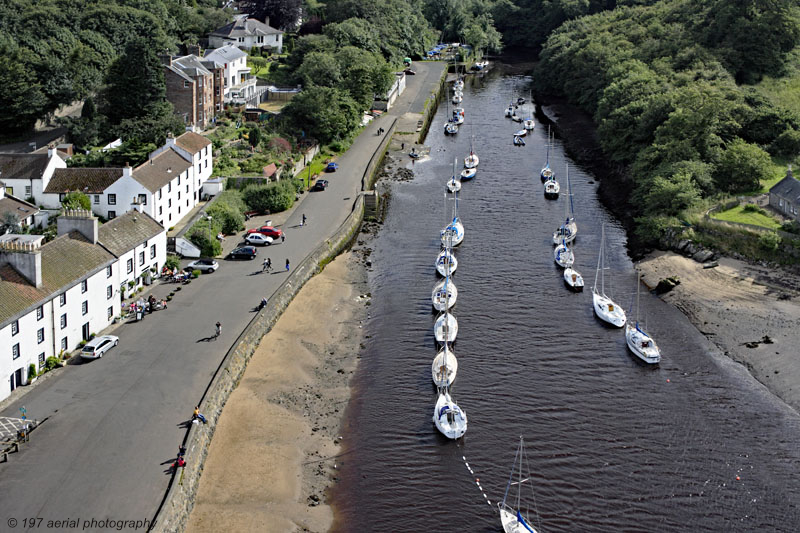 Cramond, Cramond Inn and the River Almond, by Edinburgh, Midlothian