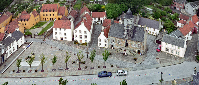 Culross Palace and Town House, east of Kincardine in Fife