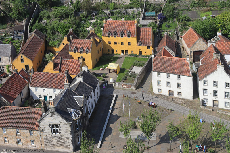 Culross Palace and Town House, east of Kincardine in Fife