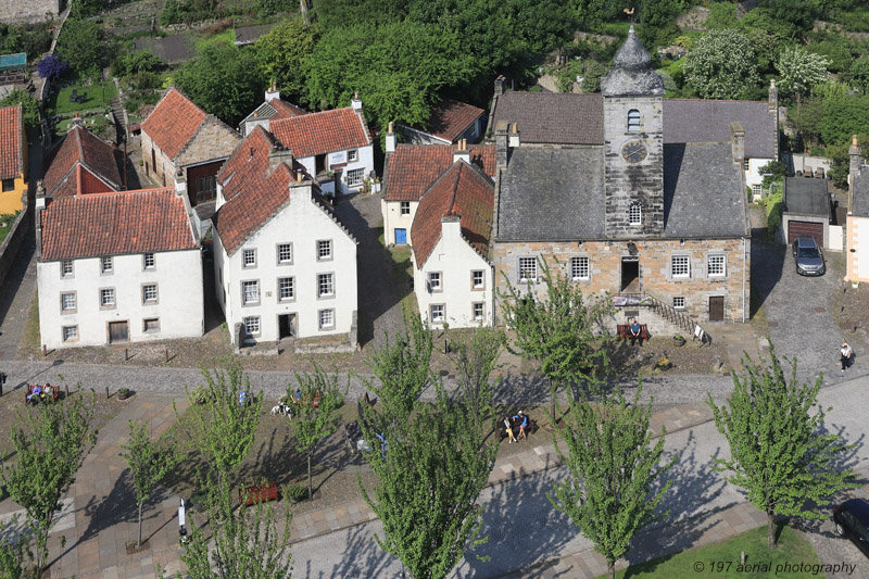 Culross Palace and Town House, east of Kincardine in Fife