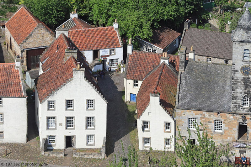 Culross Palace and Town House, east of Kincardine in Fife