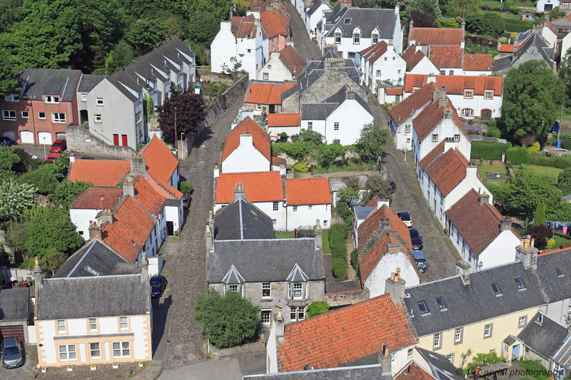 Culross Palace and Town House, east of Kincardine in Fife
