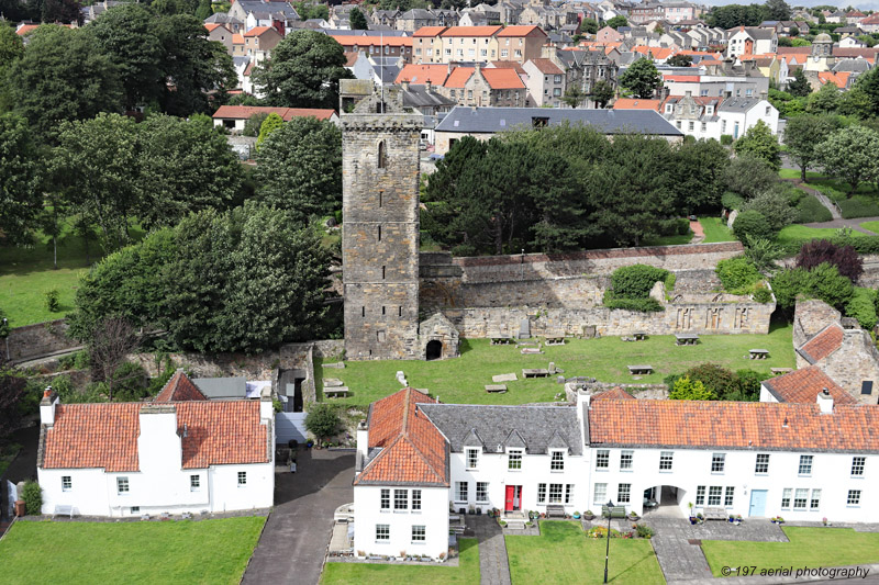 St Serf's Church in ruins, Dysart, Fife