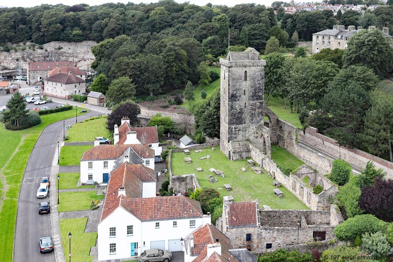 St Serf's Church in ruins, Dysart, Fife