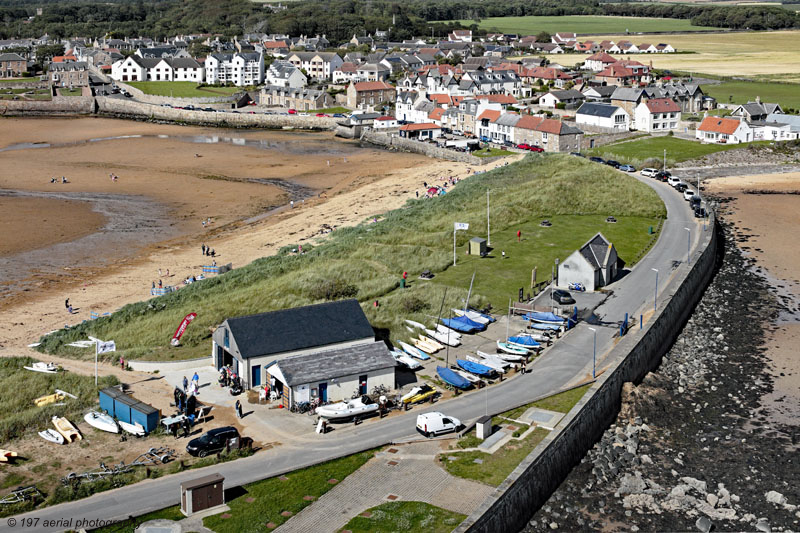 Elie harbour and seafront, Fife