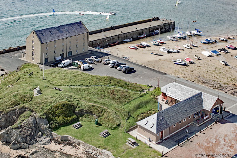 Elie harbour and seafront, Fife