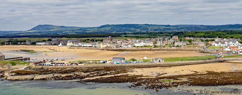 Elie harbour and seafront, Fife