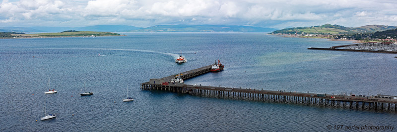 Paddle Steamer Waverley at Fairlie Quay, North Ayrshire