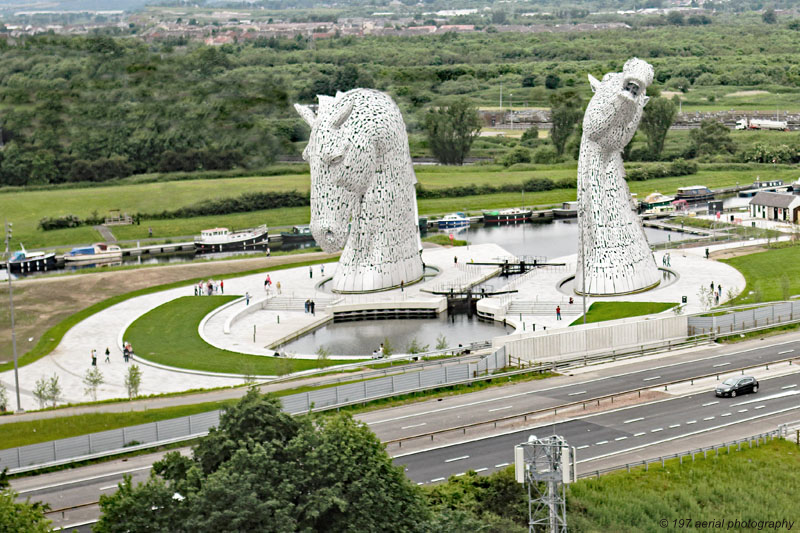 Kelpies at The Falkirk Helix, Falkirk District