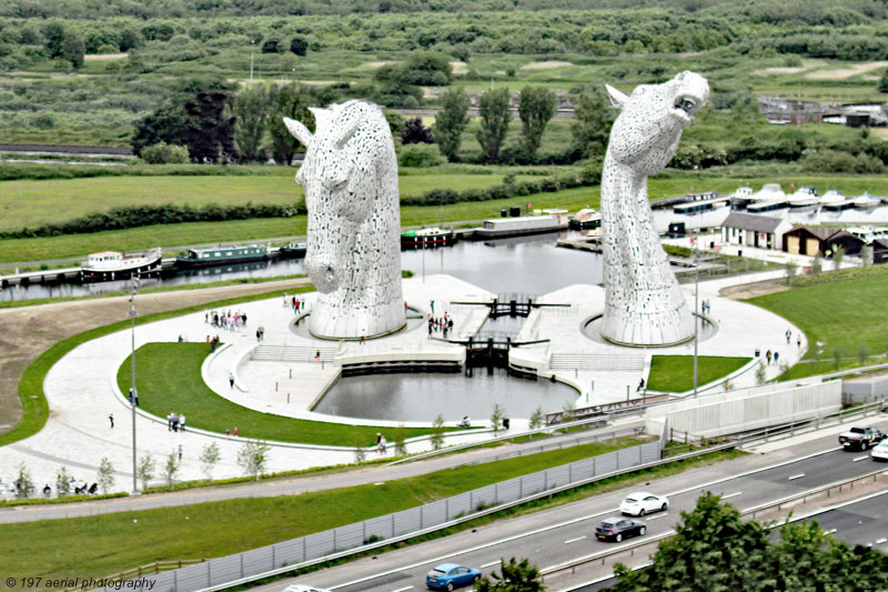 Kelpies at The Falkirk Helix, Falkirk District