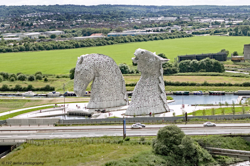 Kelpies at The Falkirk Helix, Falkirk District