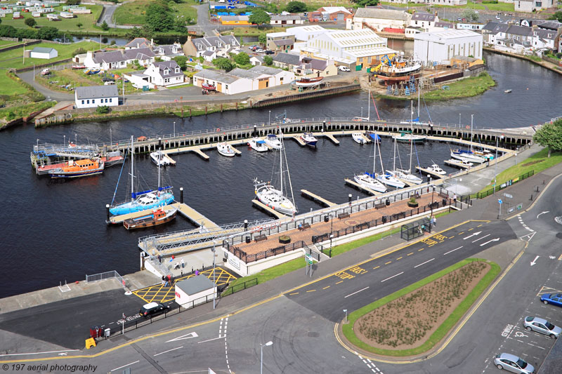 Girvan Harbour, RNLI and marina, South Ayrshire