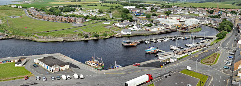Girvan Harbour, RNLI and marina, South Ayrshire