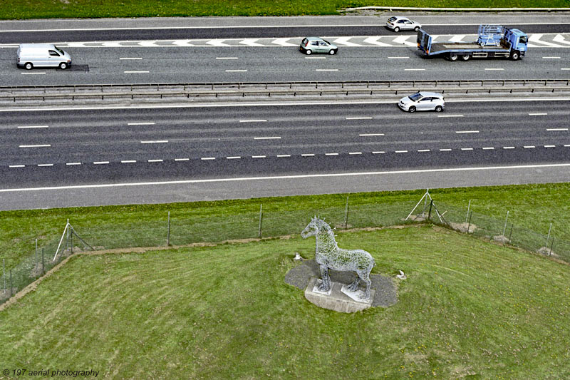 Heavy Horse sculpture, Easterhouse, Glasgow