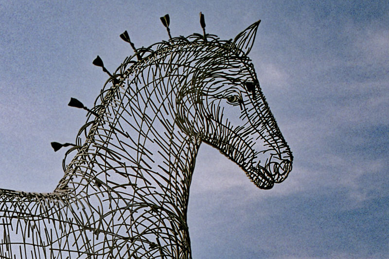 The Heavy Horse sculpture, Easterhouse, Glasgow