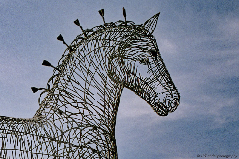 Heavy Horse sculpture, Easterhouse, Glasgow