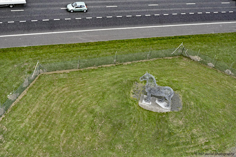 Heavy Horse sculpture, Easterhouse, Glasgow