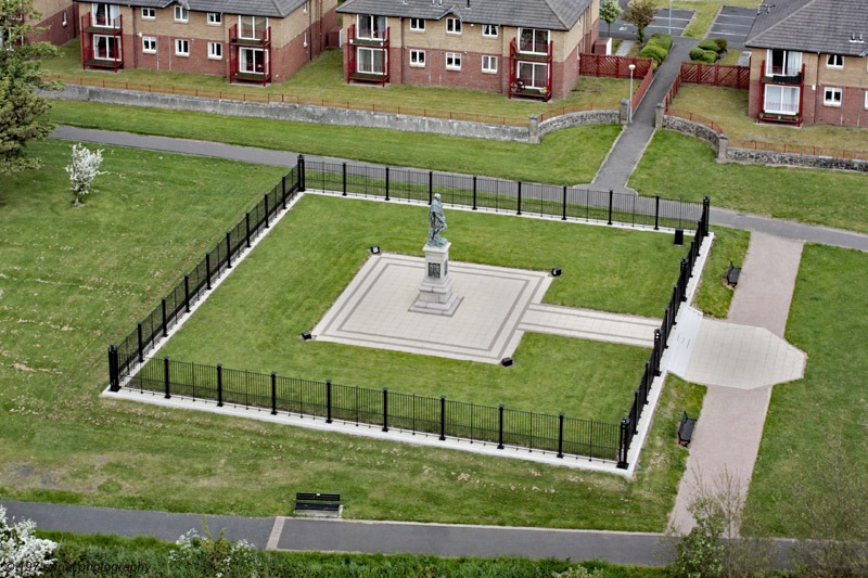 Robert Burns Statue, Town Moor, Irvine, North Ayrshire