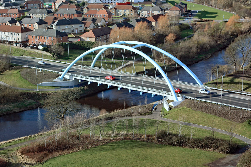 Foulertoun Arches / Bailey Bridge, Irvine, North Ayrshire