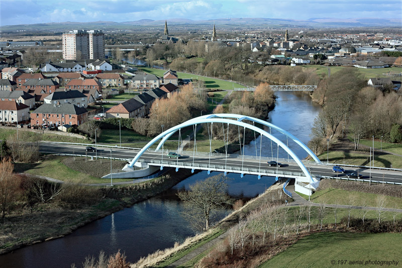 Foulertoun Arches / Bailey Bridge, Irvine, North Ayrshire