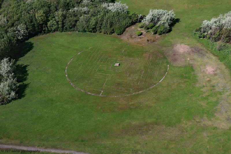 Beach Park maze, Irvine, North Ayrshire