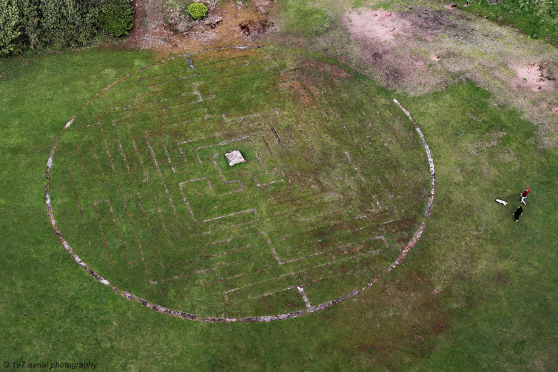 Beach Park maze, Irvine, North Ayrshire