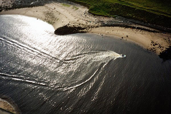 Boat Wake, Irvine Beach Park, North Ayrshire