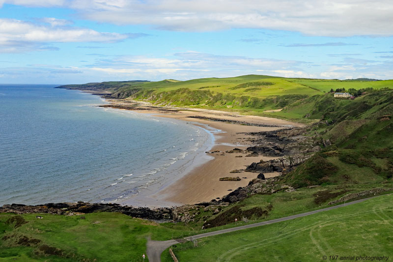 Killantgringan Bay and Knock Bay, Mull of Galloway, south-west Scotland