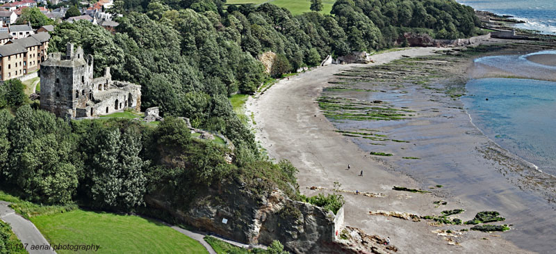 Ravenscraig Castle, just east of Kirkcaldy, Fife