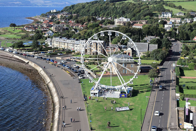 Ferris wheel at Largs, North Ayrshire