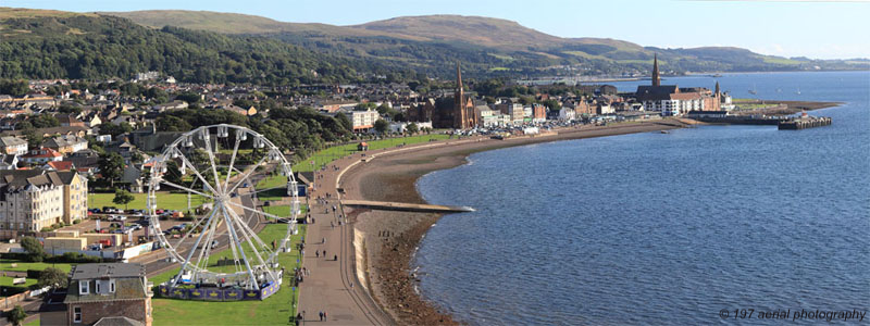 Ferris wheel at Largs, North Ayrshire