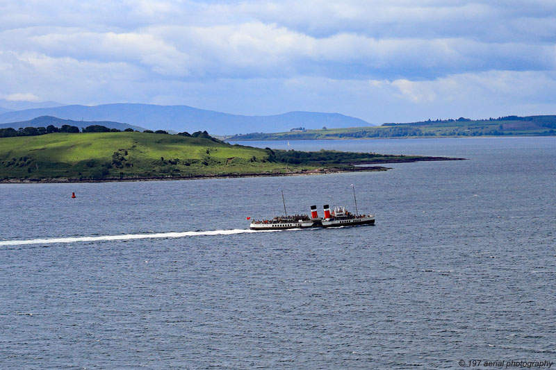 Paddle Steamer Waverley Leaving Largs, North Ayrshire