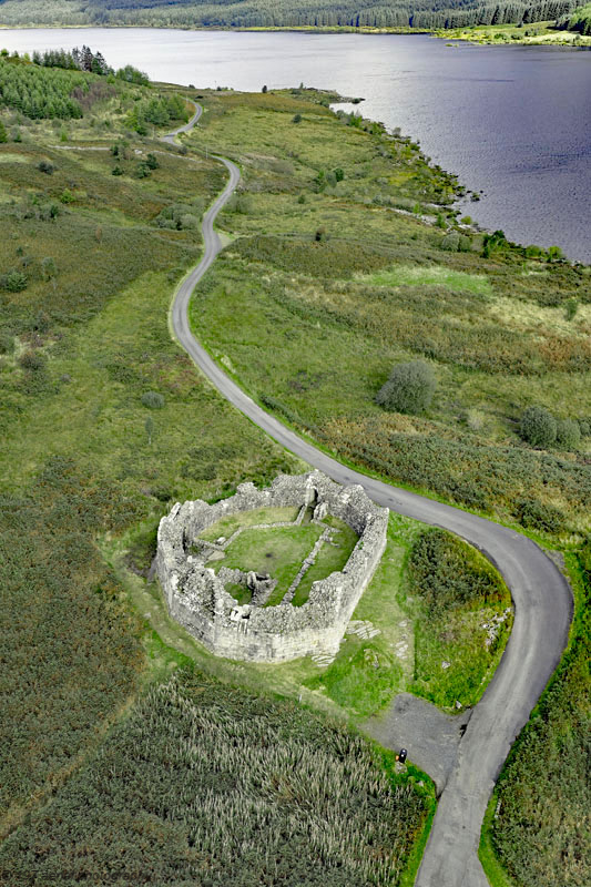 Loch Doon Castle, south of Dalmellington, South Ayrshire