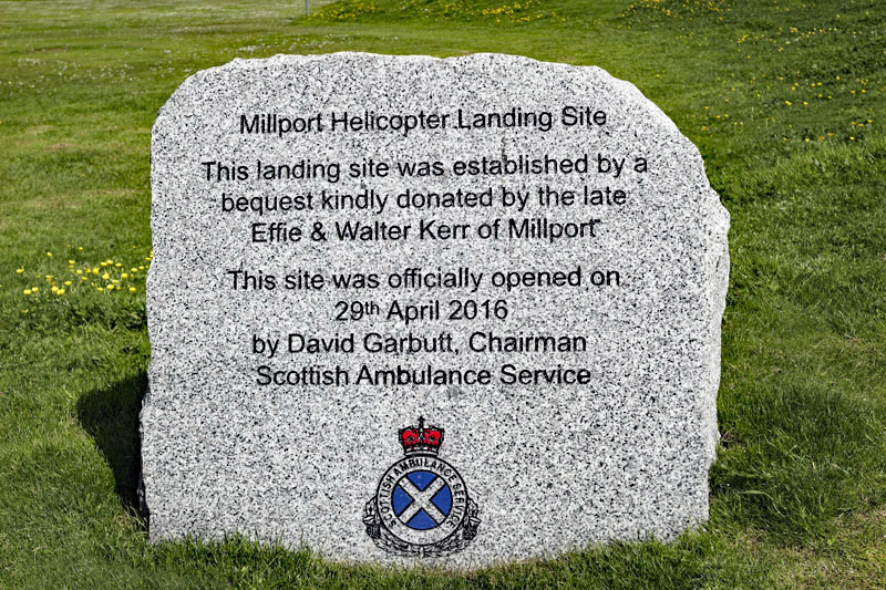 Millport Helicopter Pad in Millport on Cumbrae, North Ayrshire