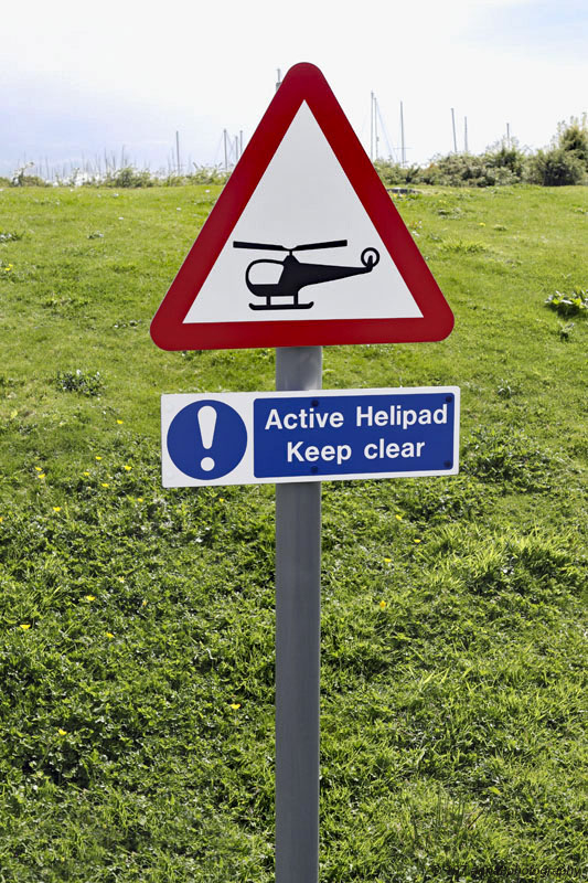 Millport Helicopter Pad in Millport on Cumbrae, North Ayrshire