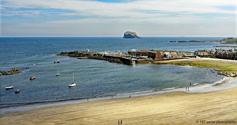 North Berwick seafront and harbour, East Lothian