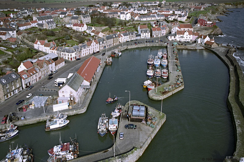 Pittenweem Harbour in the East Neuk of Fife