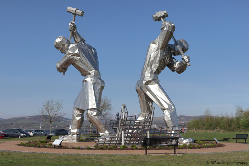 The Shipbuilders of Port Glasgow sculptures